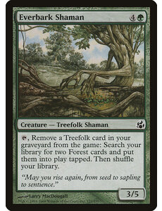 Magic: The Gathering Everbark Shaman (121) Damaged
