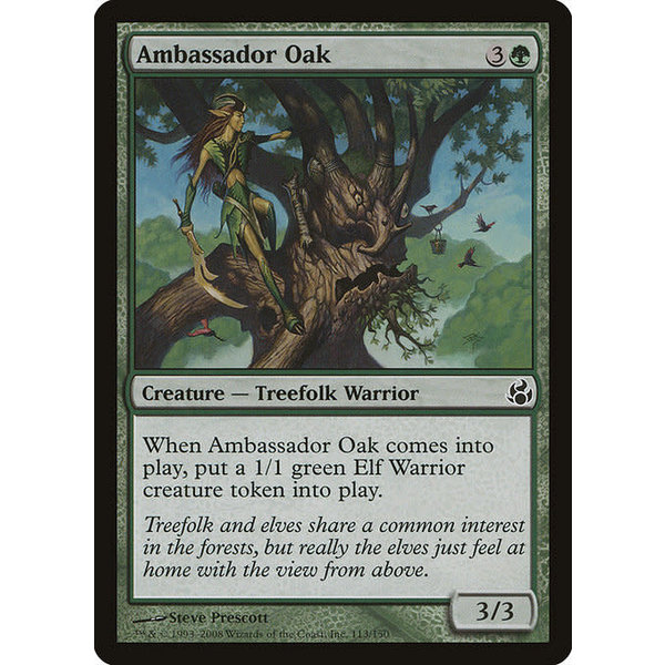 Magic: The Gathering Ambassador Oak (113) Moderately Played