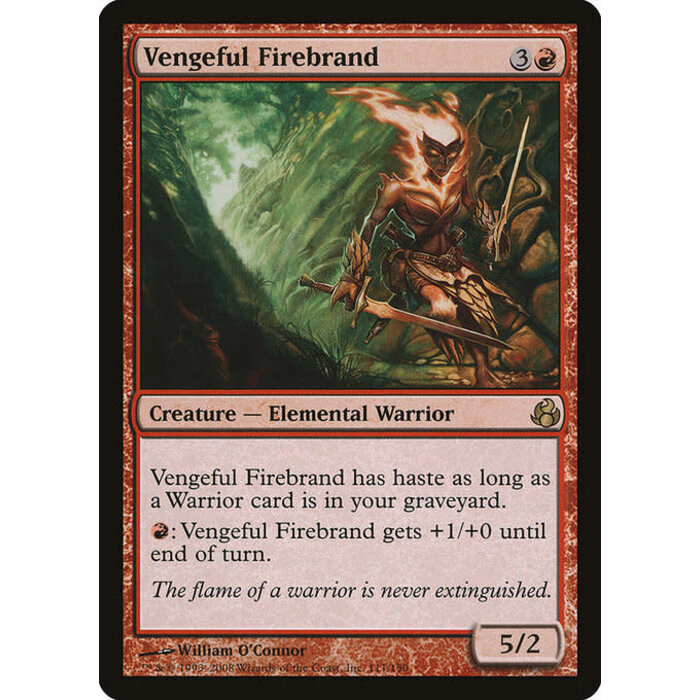 Magic: The Gathering Vengeful Firebrand (111) Moderately Played