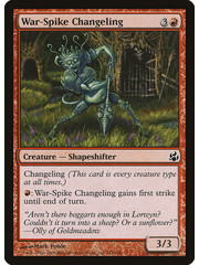 Magic: The Gathering War-Spike Changeling (112) Moderately Played