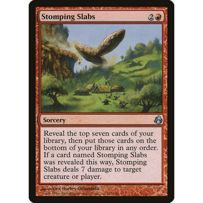 Magic: The Gathering Stomping Slabs (107) Moderately Played