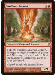 Magic: The Gathering Sunflare Shaman (108) Moderately Played