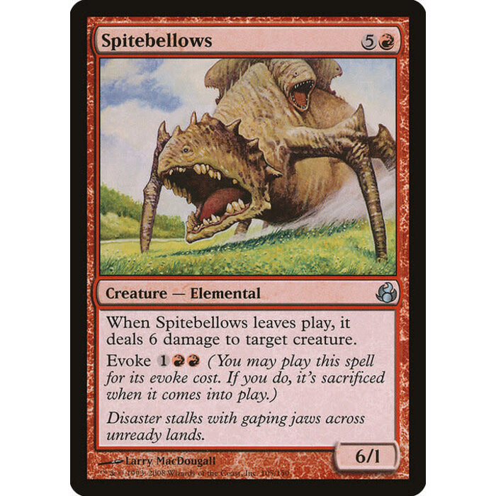 Magic: The Gathering Spitebellows (105) Moderately Played