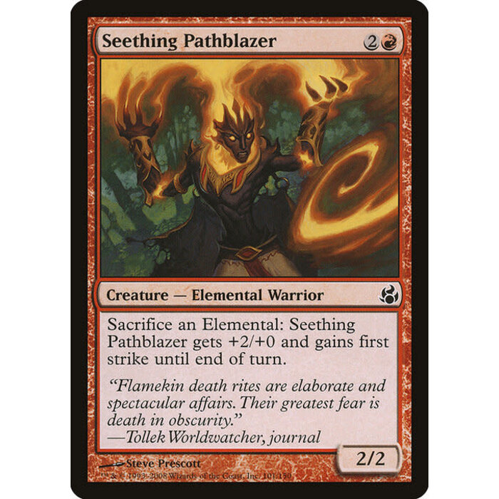 Magic: The Gathering Seething Pathblazer (101) Moderately Played