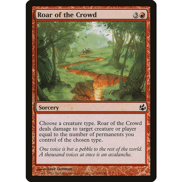 Magic: The Gathering Roar of the Crowd (100) Moderately Played