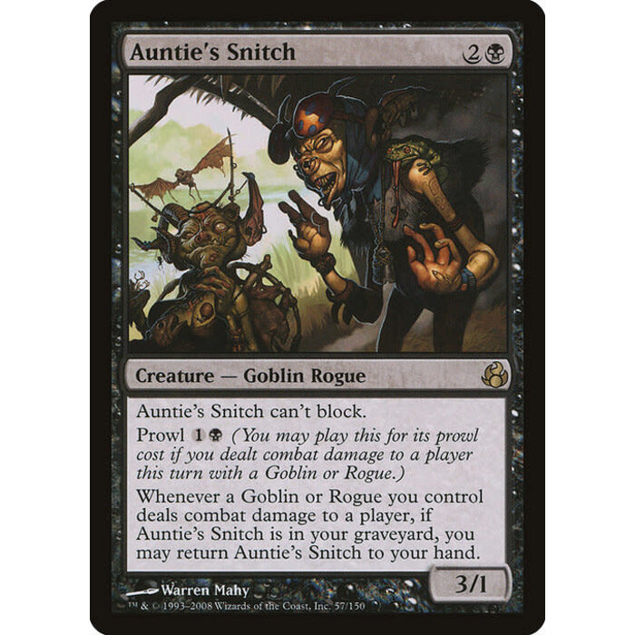 Magic: The Gathering Auntie's Snitch (057) Moderately Played