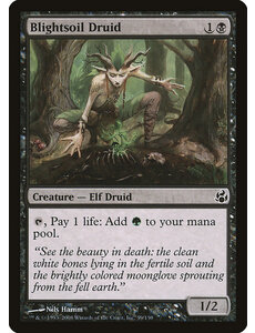 Magic: The Gathering Blightsoil Druid (059) Moderately Played
