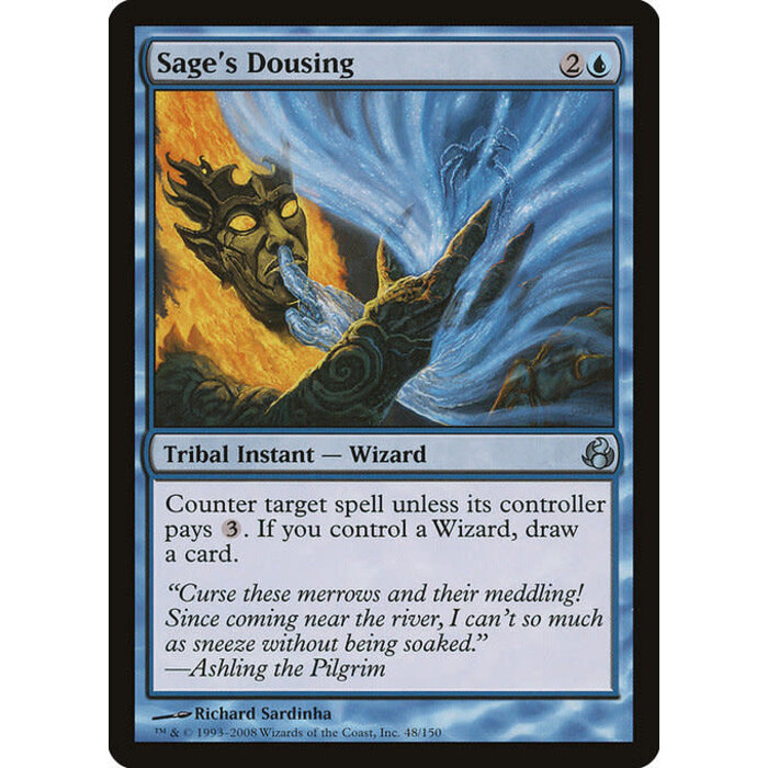 Magic: The Gathering Sage's Dousing (048) Moderately Played