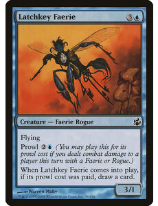 Magic: The Gathering Latchkey Faerie (039) Moderately Played Foil