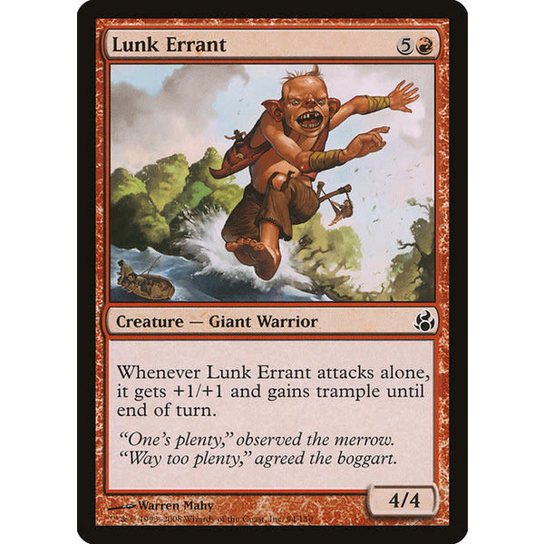 Magic: The Gathering Lunk Errant (094) Moderately Played