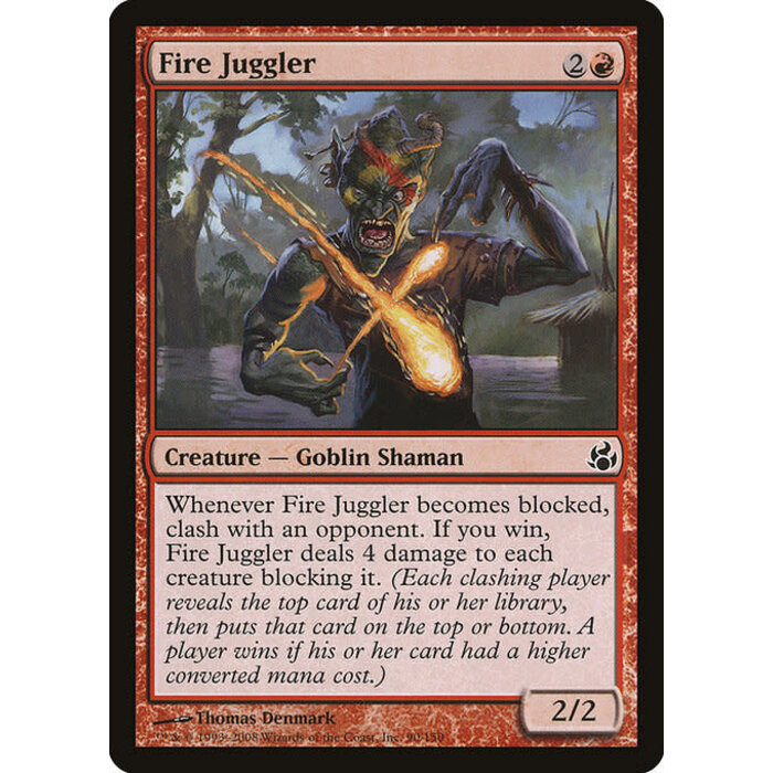 Magic: The Gathering Fire Juggler (090) Moderately Played
