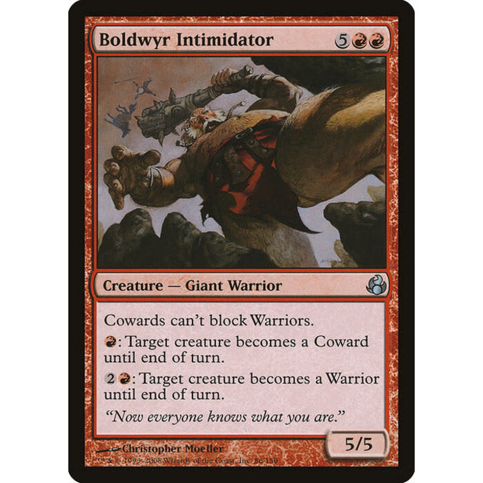 Magic: The Gathering Boldwyr Intimidator (086) Moderately Played