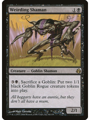 Magic: The Gathering Weirding Shaman (084) Moderately Played