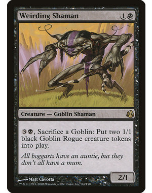 Magic: The Gathering Weirding Shaman (084) Moderately Played