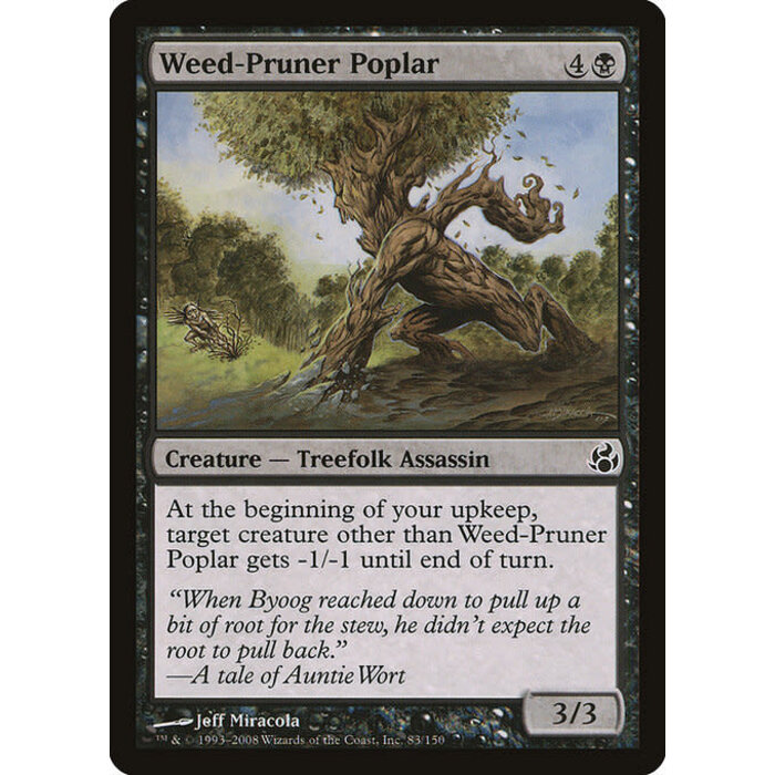 Magic: The Gathering Weed-Pruner Poplar (083) Moderately Played
