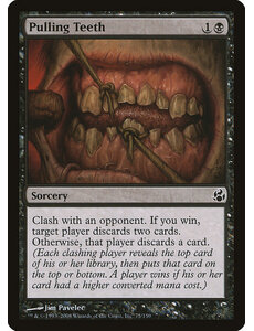 Magic: The Gathering Pulling Teeth (075) Moderately Played