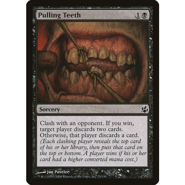 Magic: The Gathering Pulling Teeth (075) Moderately Played