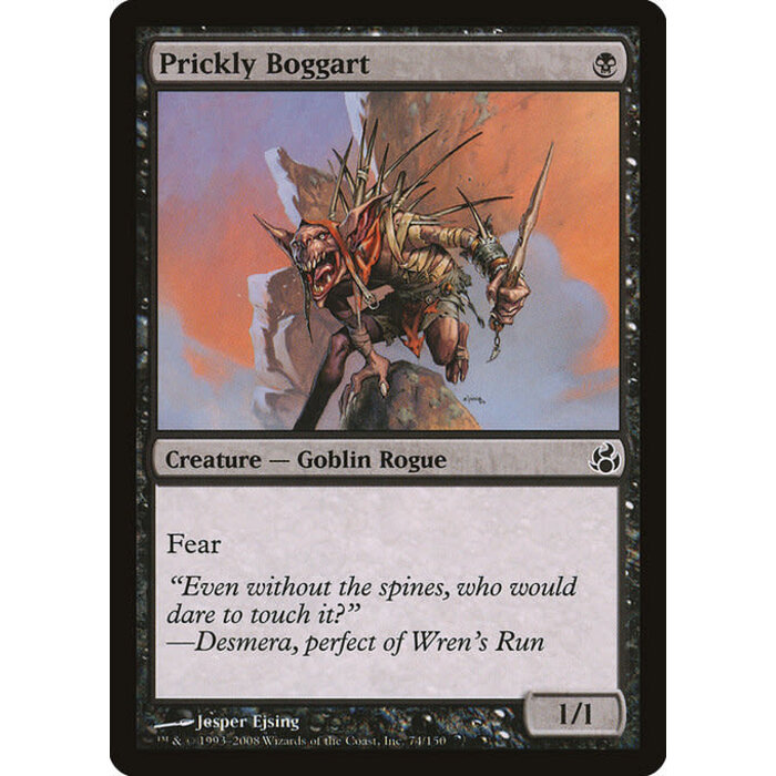 Magic: The Gathering Prickly Boggart (074) Moderately Played
