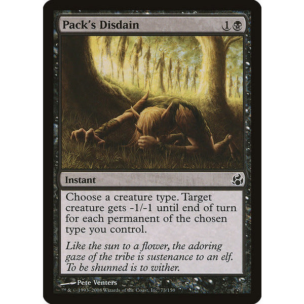 Magic: The Gathering Pack's Disdain (073) Moderately Played