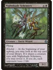 Magic: The Gathering Nightshade Schemers (069) Moderately Played