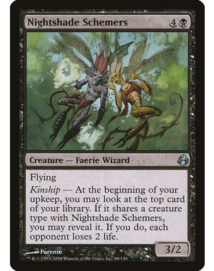 Magic: The Gathering Nightshade Schemers (069) Moderately Played