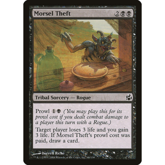 Magic: The Gathering Morsel Theft (068) Moderately Played