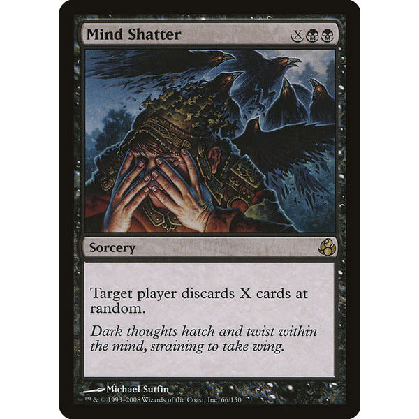 Magic: The Gathering Mind Shatter (066) Moderately Played