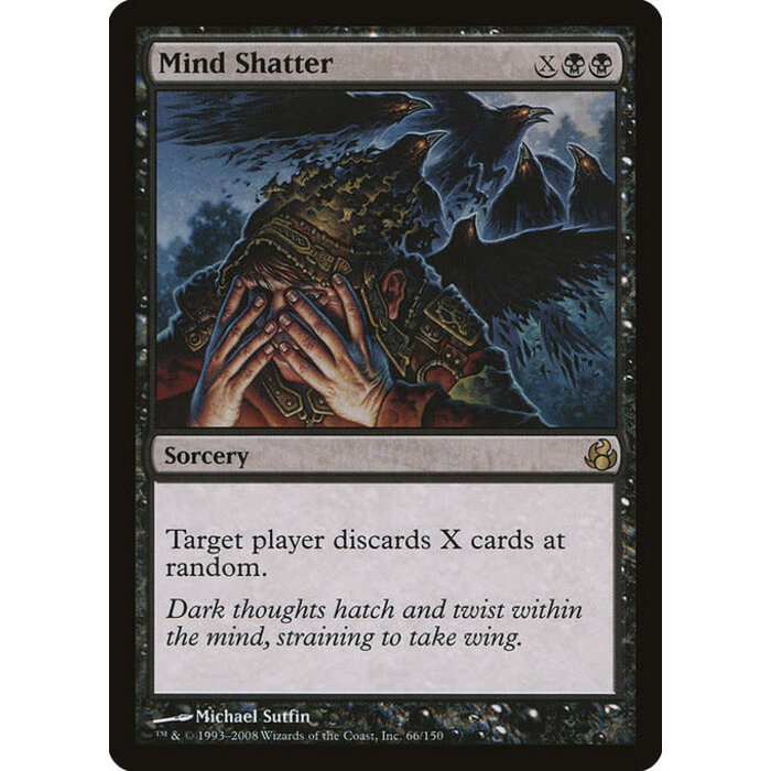 Magic: The Gathering Mind Shatter (066) Moderately Played
