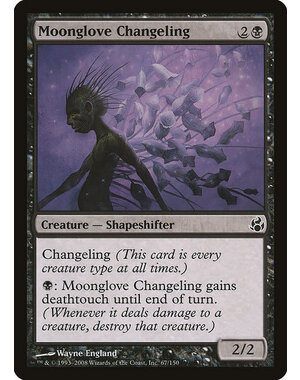 Magic: The Gathering Moonglove Changeling (067) Moderately Played