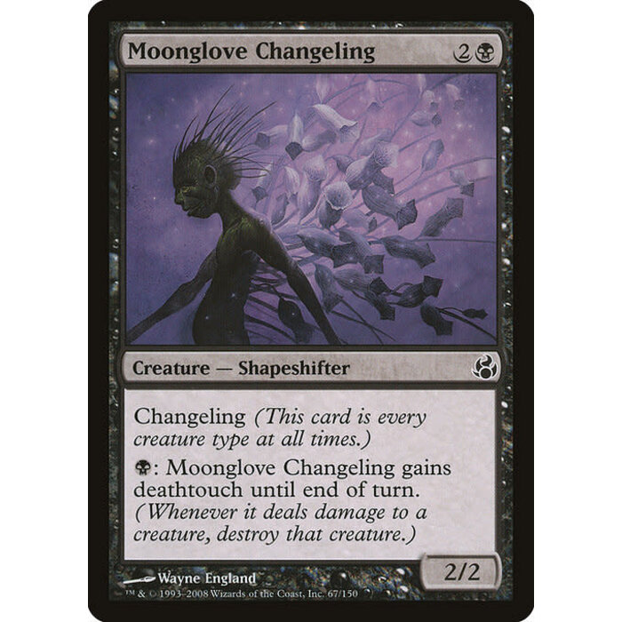 Magic: The Gathering Moonglove Changeling (067) Moderately Played