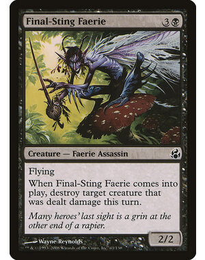 Magic: The Gathering Final-Sting Faerie (063) Moderately Played