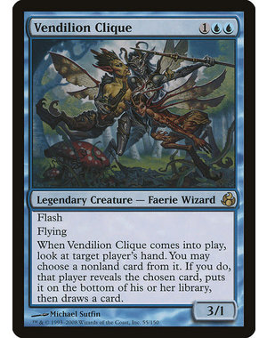 Magic: The Gathering Vendilion Clique (055) Heavily Played Foil