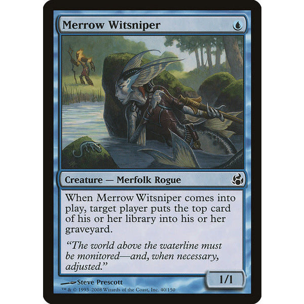 Magic: The Gathering Merrow Witsniper (040) Moderately Played
