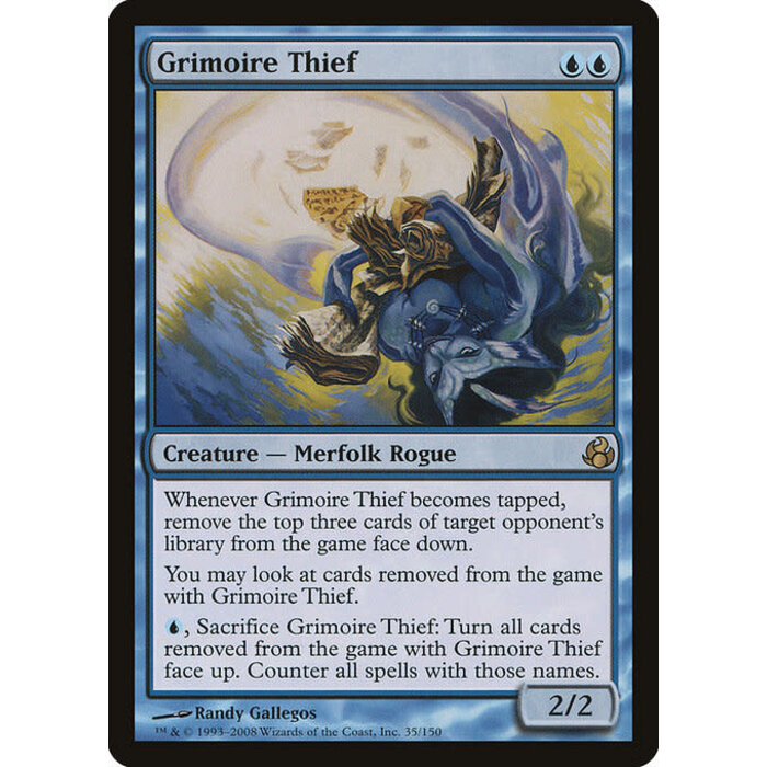 Magic: The Gathering Grimoire Thief (035) Moderately Played