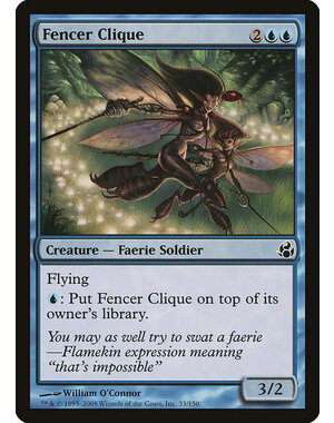 Magic: The Gathering Fencer Clique (033) Moderately Played Foil