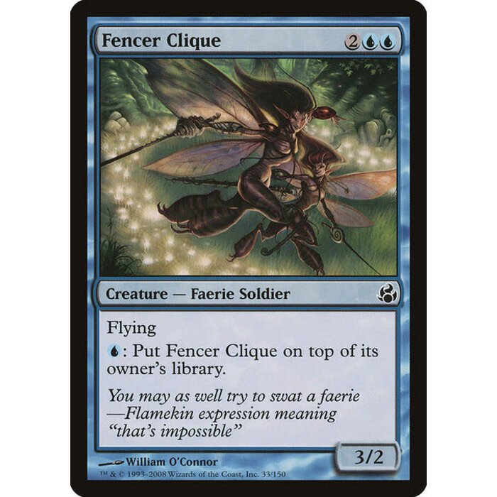 Magic: The Gathering Fencer Clique (033) Moderately Played