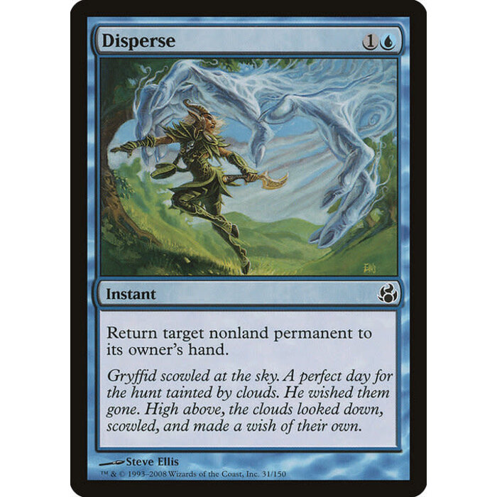 Magic: The Gathering Disperse (031) Moderately Played