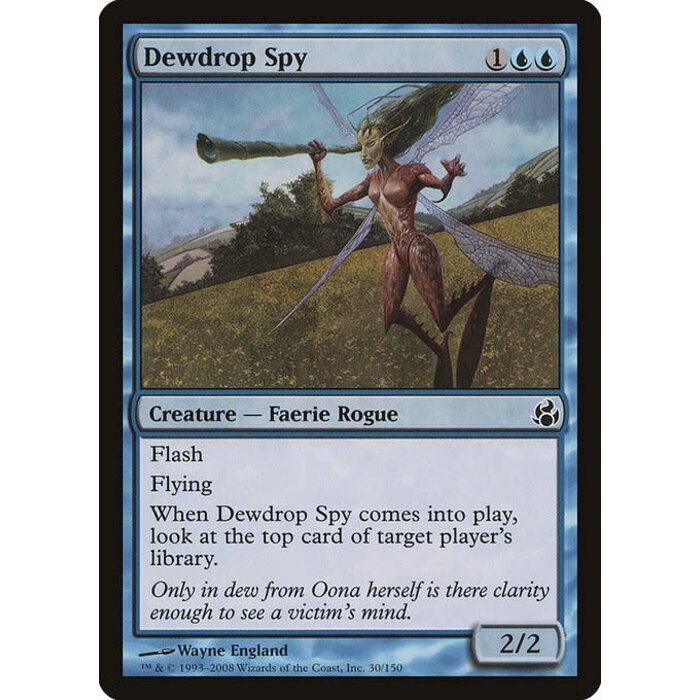 Magic: The Gathering Dewdrop Spy (030) Moderately Played Foil