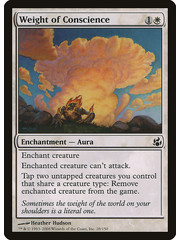 Magic: The Gathering Weight of Conscience (028) Moderately Played