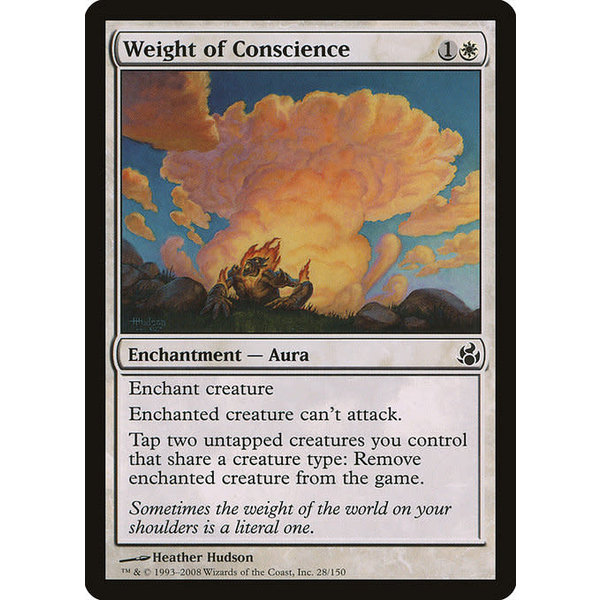 Magic: The Gathering Weight of Conscience (028) Moderately Played