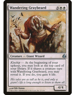 Magic: The Gathering Wandering Graybeard (027) Moderately Played
