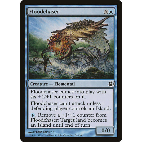 Magic: The Gathering Floodchaser (034) Moderately Played