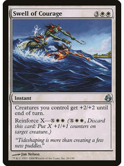 Magic: The Gathering Swell of Courage (026) Moderately Played