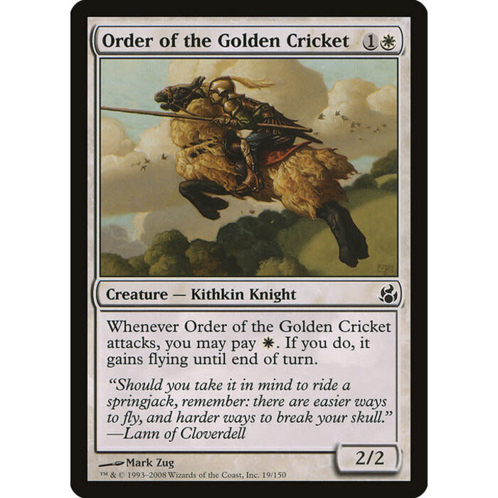 Magic: The Gathering Order of the Golden Cricket (019) Moderately Played