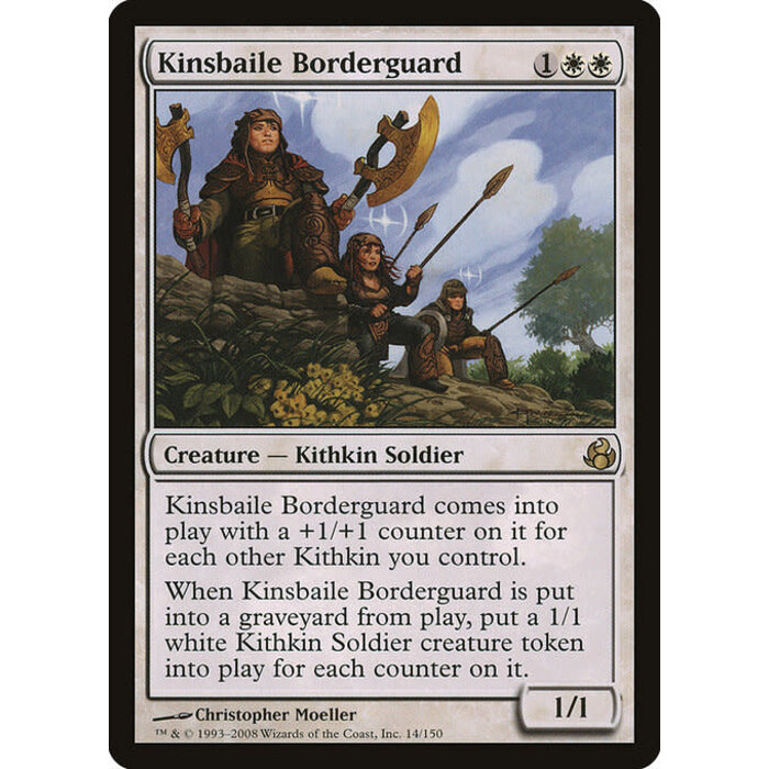 Magic: The Gathering Kinsbaile Borderguard (014) Moderately Played