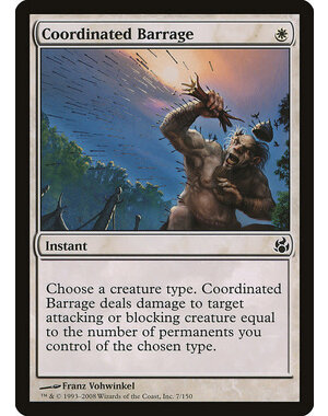 Magic: The Gathering Coordinated Barrage (007) Moderately Played