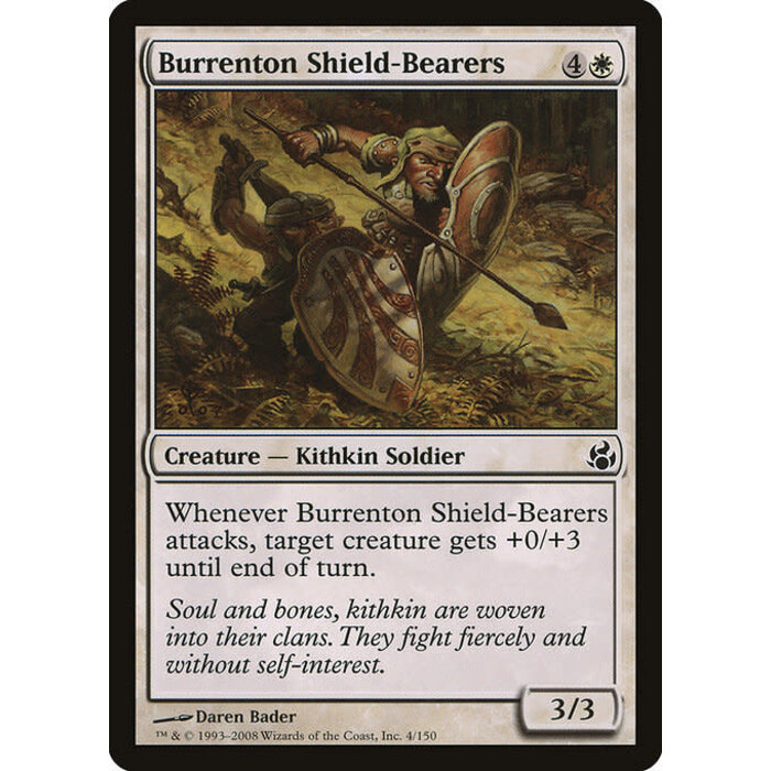 Magic: The Gathering Burrenton Shield-Bearers (004) Moderately Played