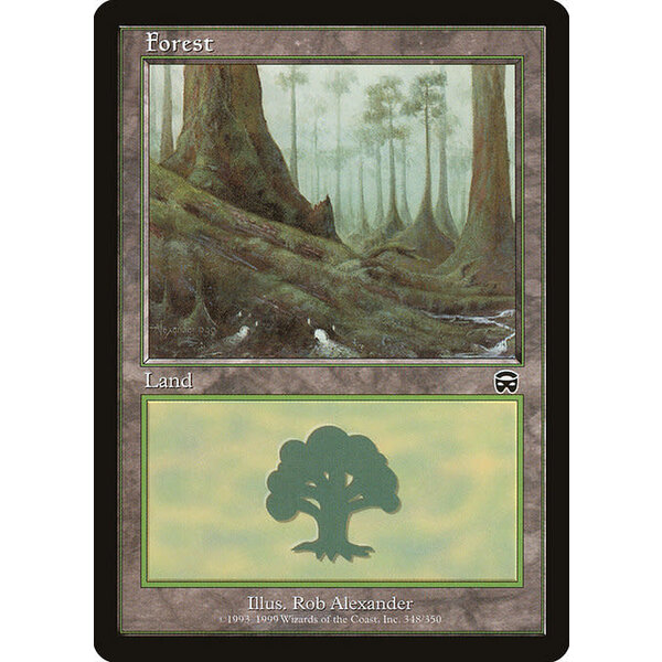 Magic: The Gathering Forest (348) Lightly Played