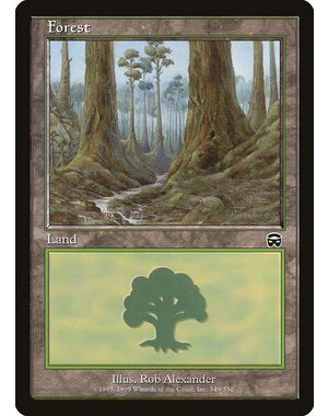 Magic: The Gathering Forest (349) Lightly Played