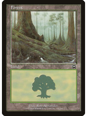 Magic: The Gathering Forest (348) Moderately Played
